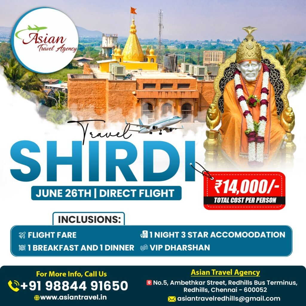 Shirdi Tour Package from Chennai